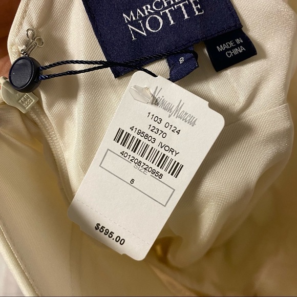 Marchesa Notte Embellished cutout crepe midi dress Size 8 - Picture 11 of 11